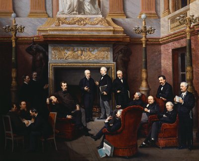 Das Rauchzimmer der Nationalversammlung von Paul Leon Aclocque